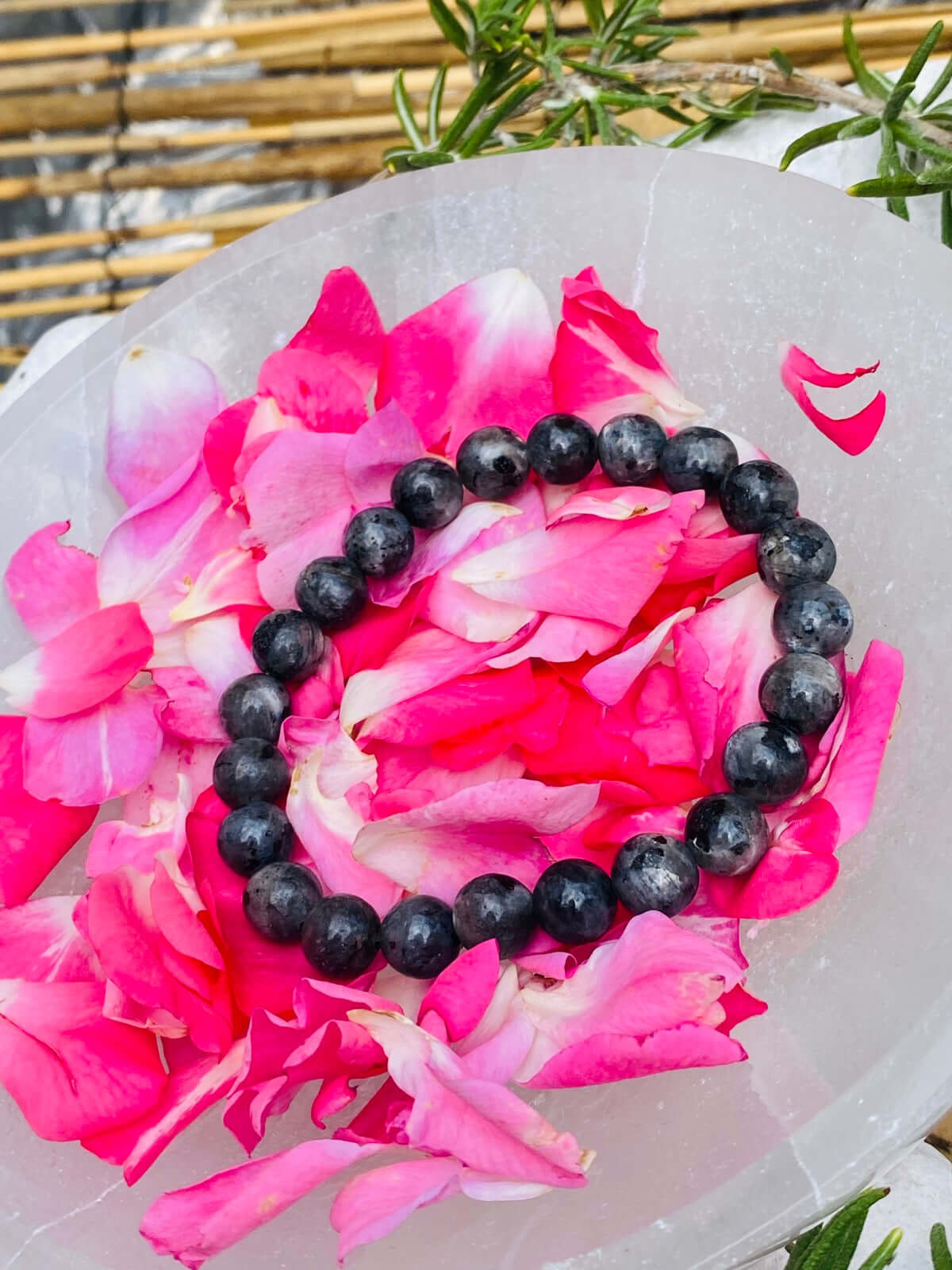 LARVIKIT Armband 6 mm Perlen - Perlenarmband