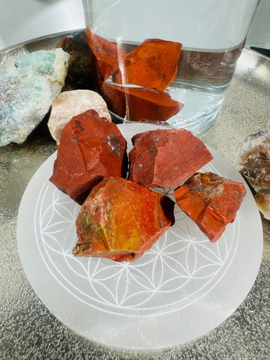 ROTER JASPIS Wassersteine 200+ Gramm - Wassersteine