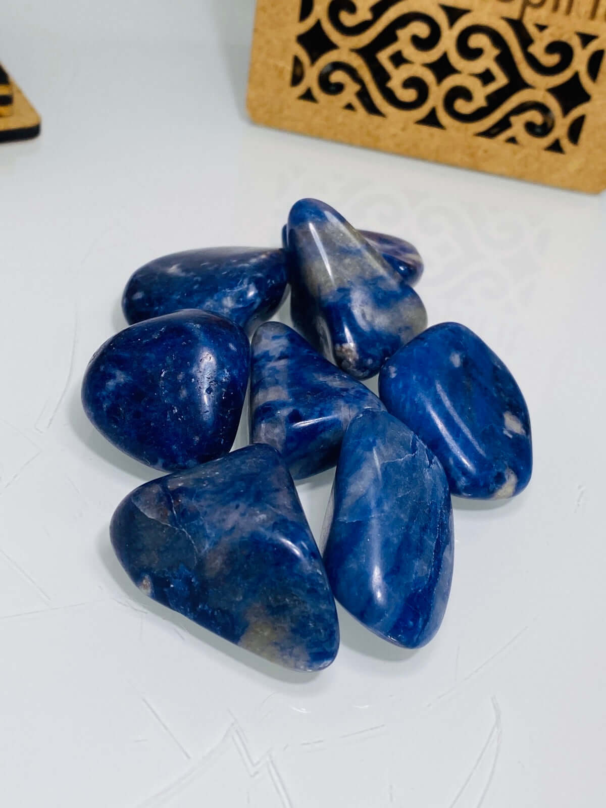 SODALITH Trommelsteine ca. 100 Gramm - Trommelsteine