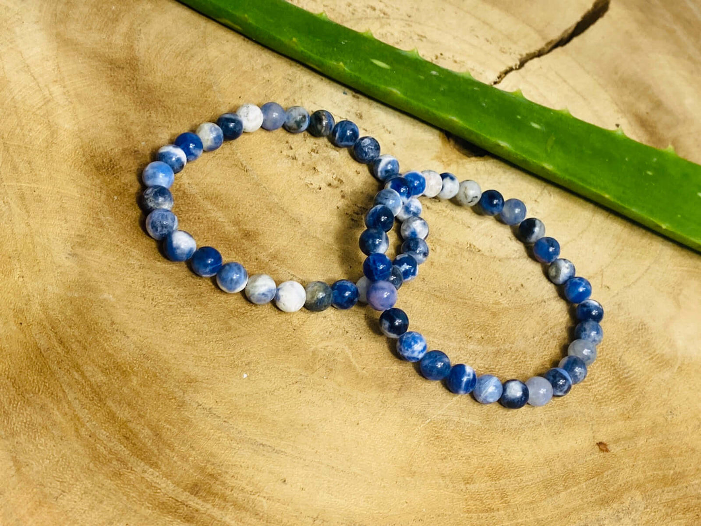 SODALTIH Armband mit 6 mm Perlen - Perlenarmband