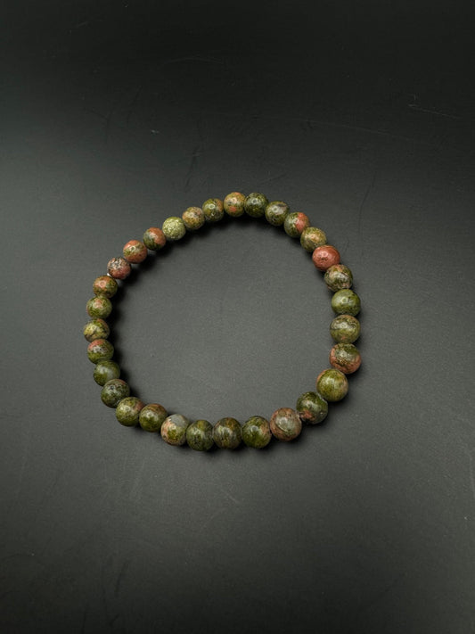 UNAKIT Armband mit 6 mm und 4 mm Perlen - Perlenarmband