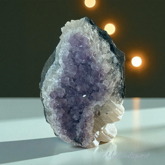 Amethyst Kristall Druse 913 Gramm