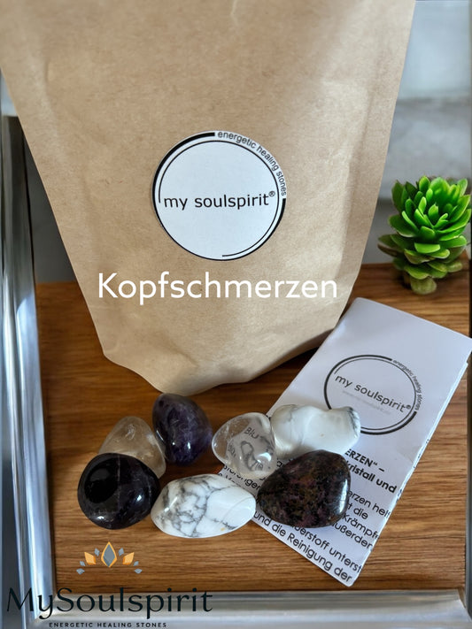 KOPFSCHMERZEN - Trommelstein Set