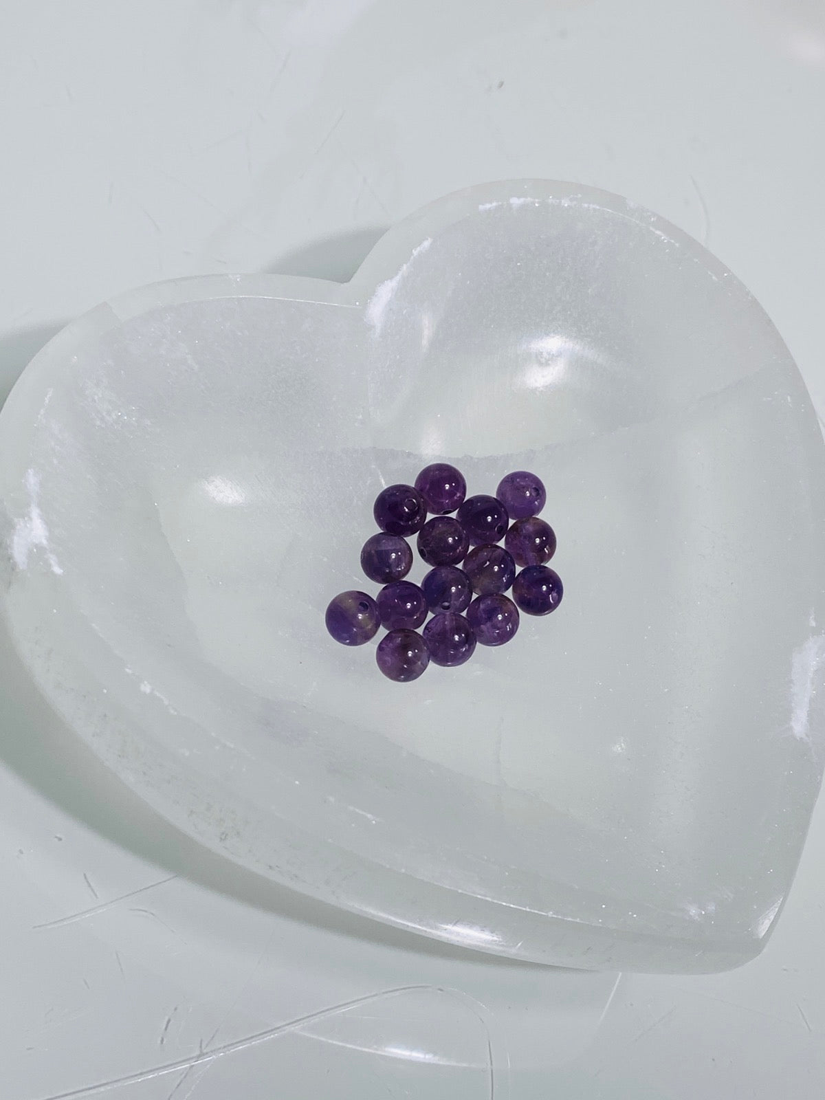 AMETHYST Perlen 6 mm - 10 Stück - Perlen