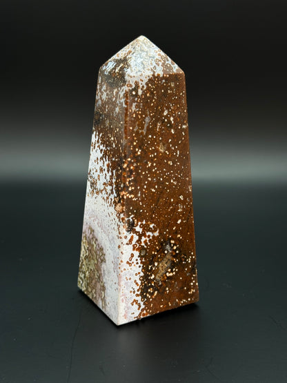 Ozean Jaspis Obelisk 11,7 cm 344 Gramm