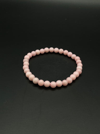 PINK OPAL Armband 6 mm Perlen