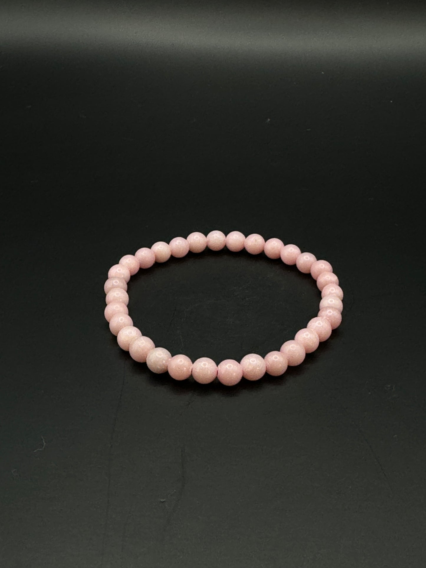 PINK OPAL Armband 6 mm Perlen