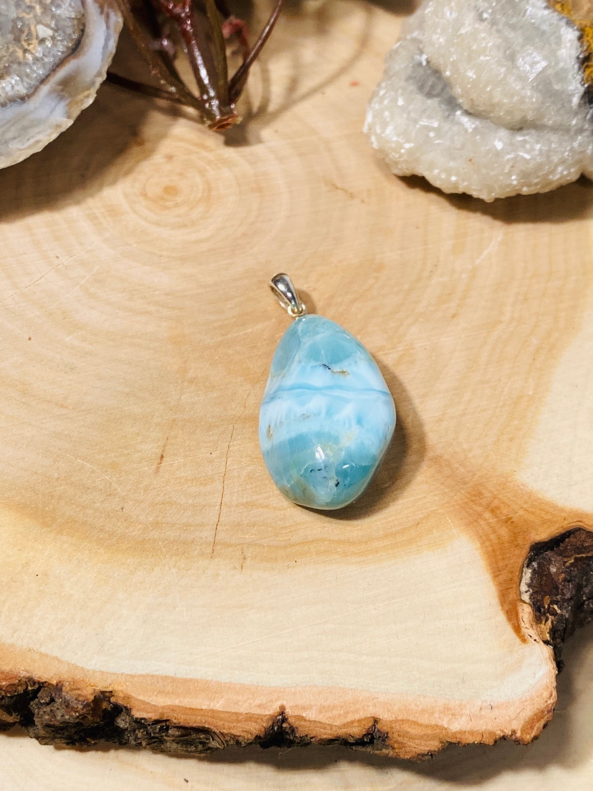 Larimar Kettenanhänger