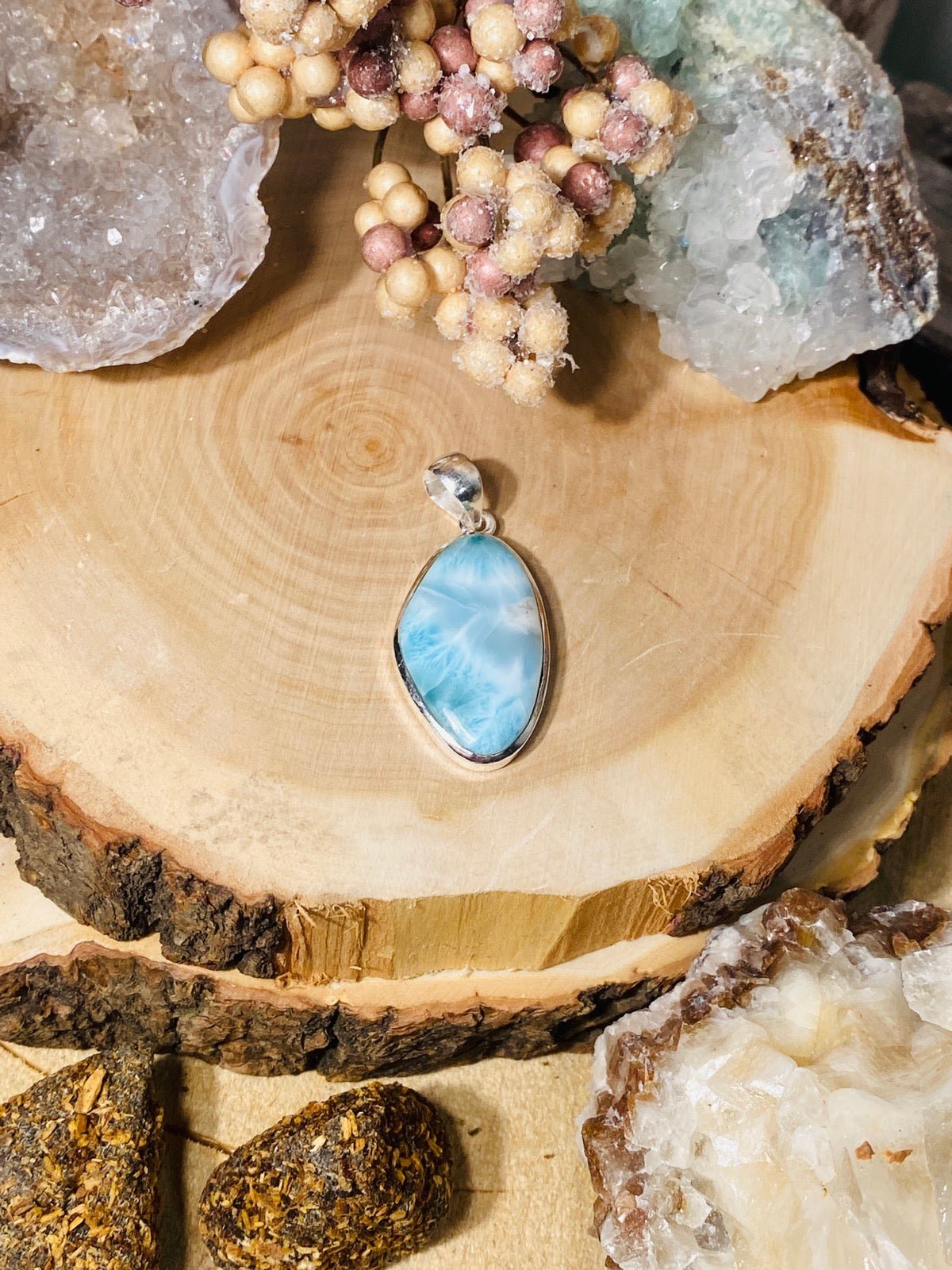 Larimar Kettenanhänger - Kettenanhänger