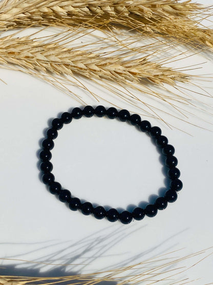 ONYX Armband 6 mm - 17 cm - Perlenarmband