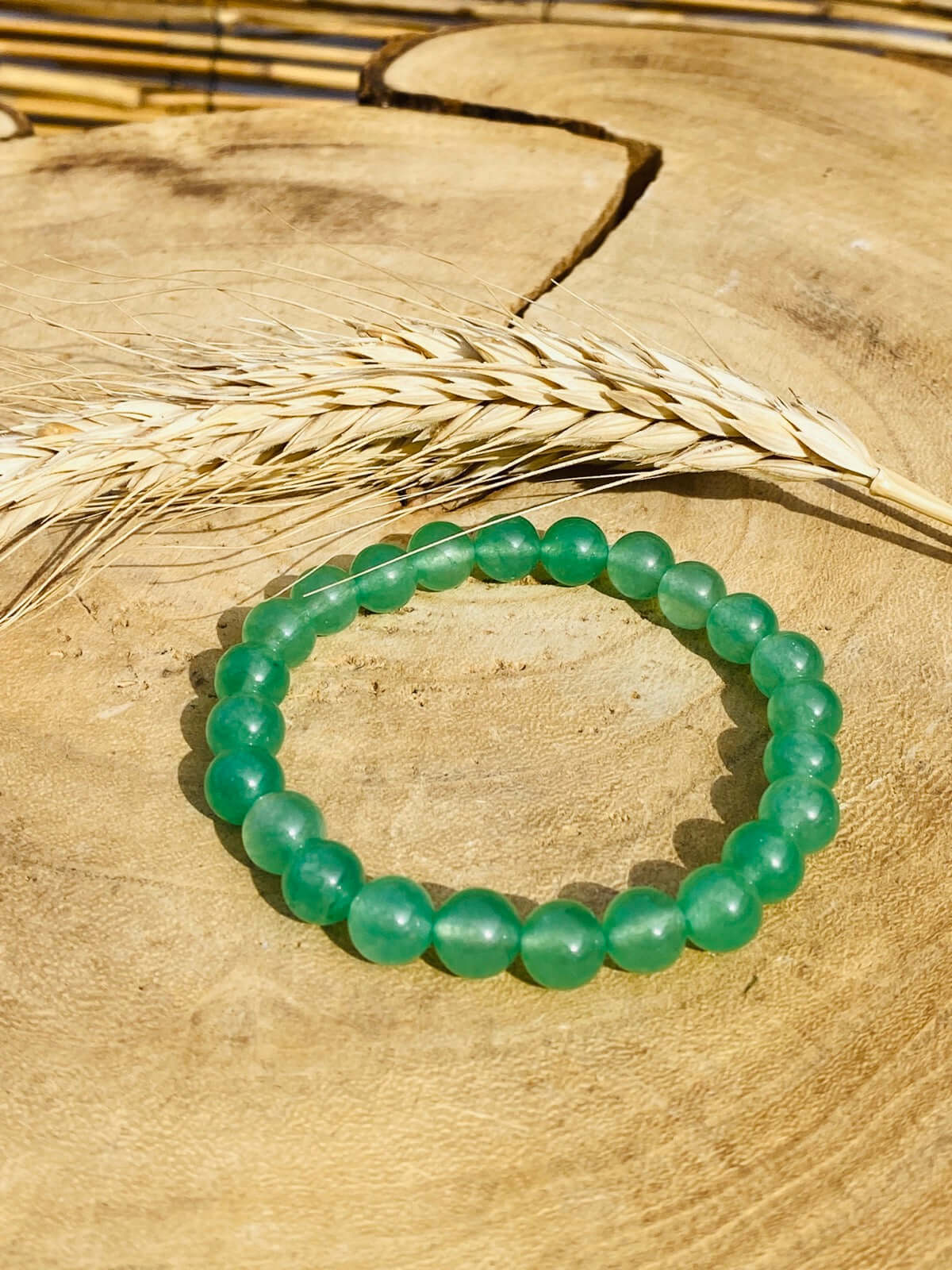 Bransoletka z koralików AVENTURINE 6/8 mm