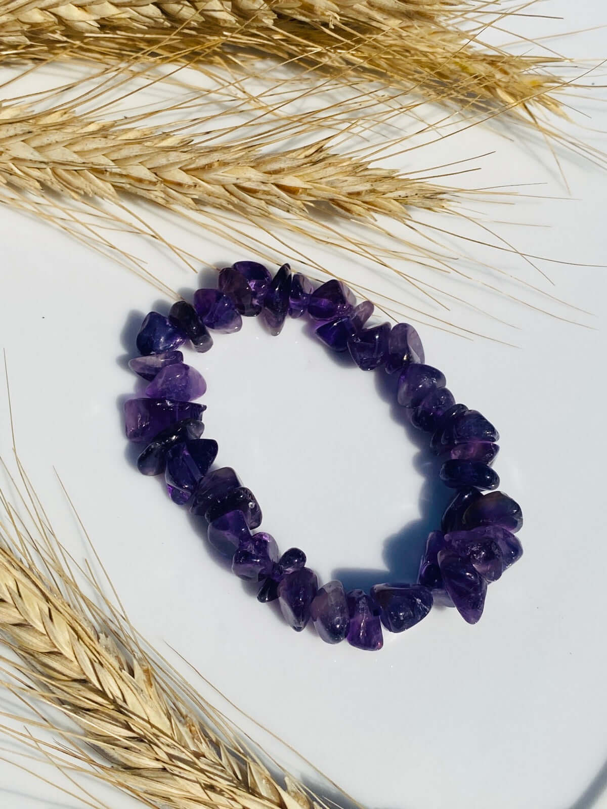 AMETHYST Splitterarmband (große Splitter)